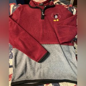 Vintage 90's Disney Mickey Mouse Pullover Fleece Shirt